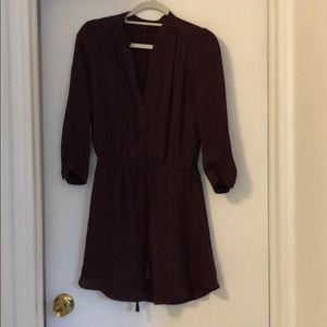 Aritzia babaton Bennett purple dress